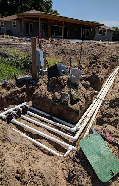Irrigation Installation at Quality Services in Lake Mary, Florida