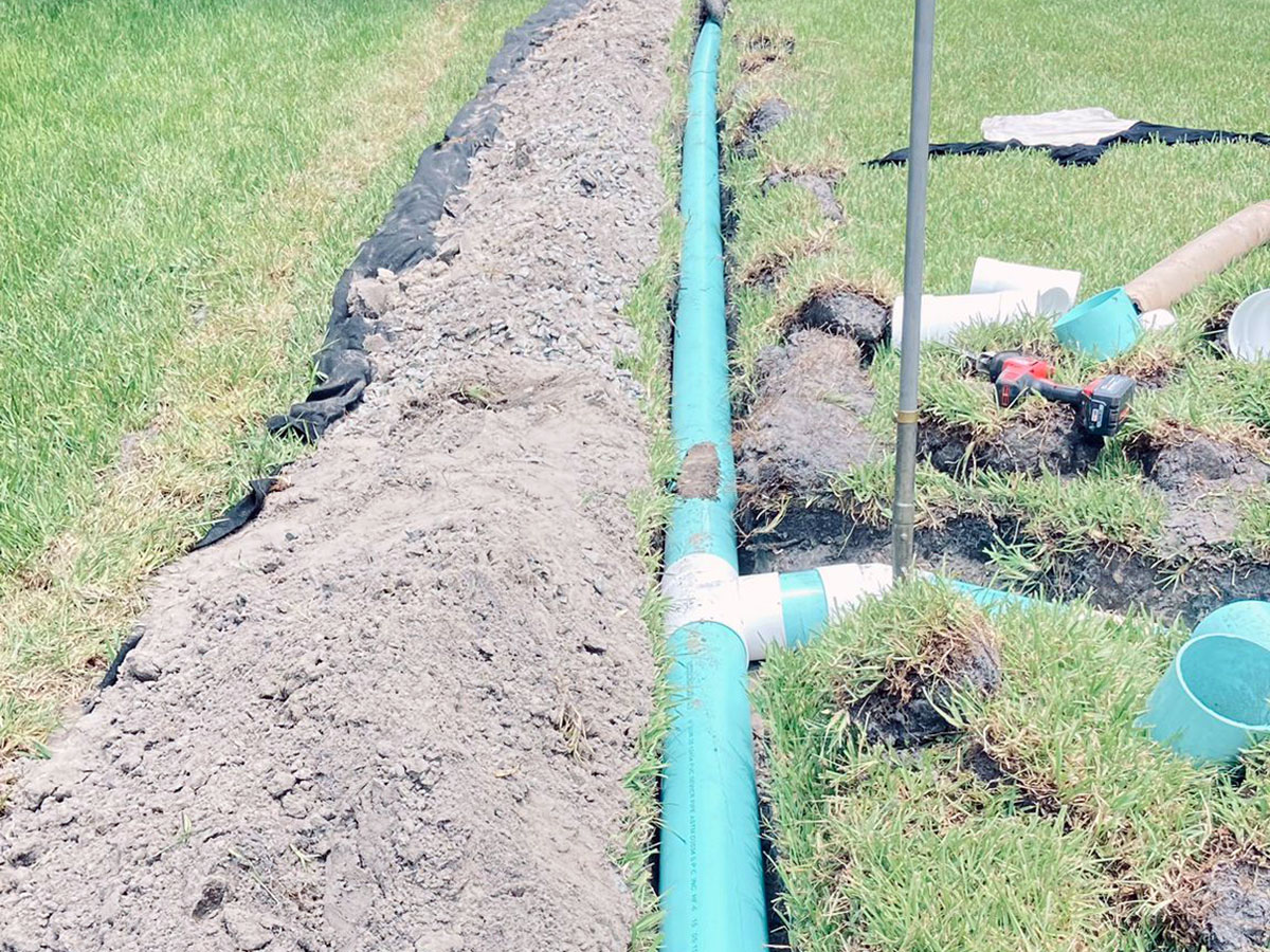 Effective Landscape Drainage Solutions in Orlando, Florida by Quality Services