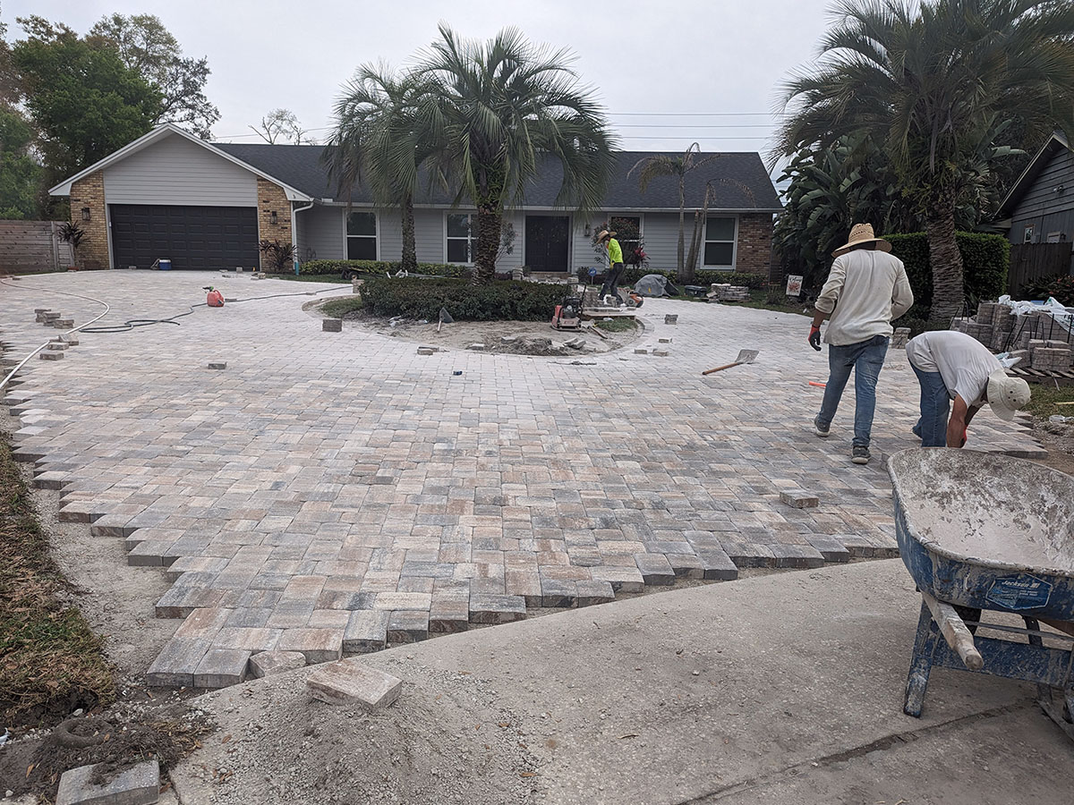 Comprehensive Paver Driveway Installation in Longwood, Florida