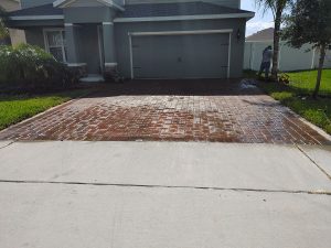Orlando Paver Repair and Driveway Expansion by Quality Services Construction in Lake Mary Florida