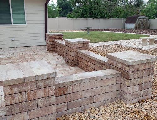 Retaining Wall Installation in Lake Mary – Courtyard Wall Project